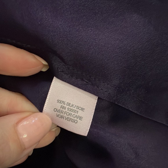 CALYPSO ST. Barth silk purple dress - Picture 9 of 10